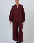 Linen Pant - Redwood