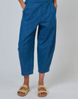 Tulip Cropped Denim Pant Chambray