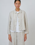 Relaxed Linen Jacket Sand