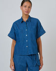 Button Up SS Shirt Chambray