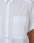 Button Up SS Shirt White