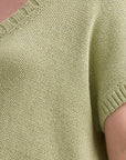 Textured V Top