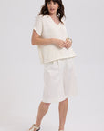 Textured V Top