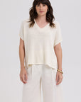 Textured V Top