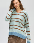 Cosy Stripe V Knit