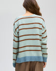 Cosy Stripe V Knit