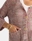 Colour Mix Cardi Sage