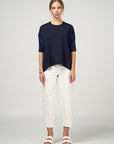 Stellar Crop Pant White