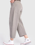 Cotton Barrel Pant Grey