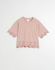 Boxy Embroidered Tee Dew