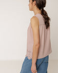 Combination Embroidered Tee
