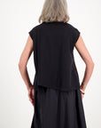 Ruched Top Black