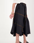 Contrast Stitch Skirt