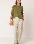 Bao Cotton Knit Khaki