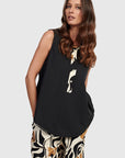 Sleeveless Tulip Top