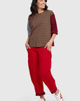 Lantern Pant Red