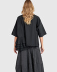 Urban Ruffle Top - Black