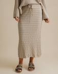 Waves Pleat Skirt