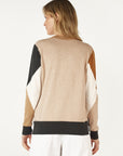 Diamond Dapper V Knit Oat