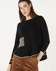 Birdseye Jumper Black