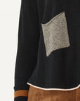 Birdseye Jumper Black