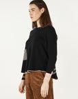Birdseye Jumper Black