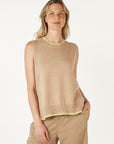 Essential 2 Tone Vest Oat