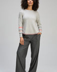 Textured Swing Jumper Lt Marl
