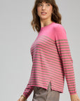Detail Stripe Crew Knit