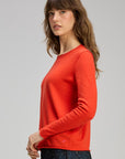 Essential Crew Knit Paprika