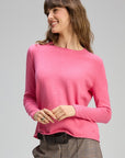 Essential Crew Knit Rhubarb