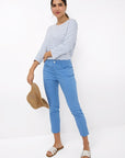 Mary S Pant Blue Splash