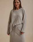 Waves Pleat Pullover