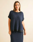 Lattice S/S Knit Top