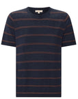 Sable Tee Stripe Ink/Choc