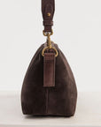 Suede Teddy Bag Chocolate