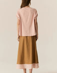 Zone Cap Tee Blush