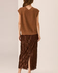 Loren Cable Vest Toffee