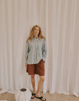 Ella OS Placket Blouse
