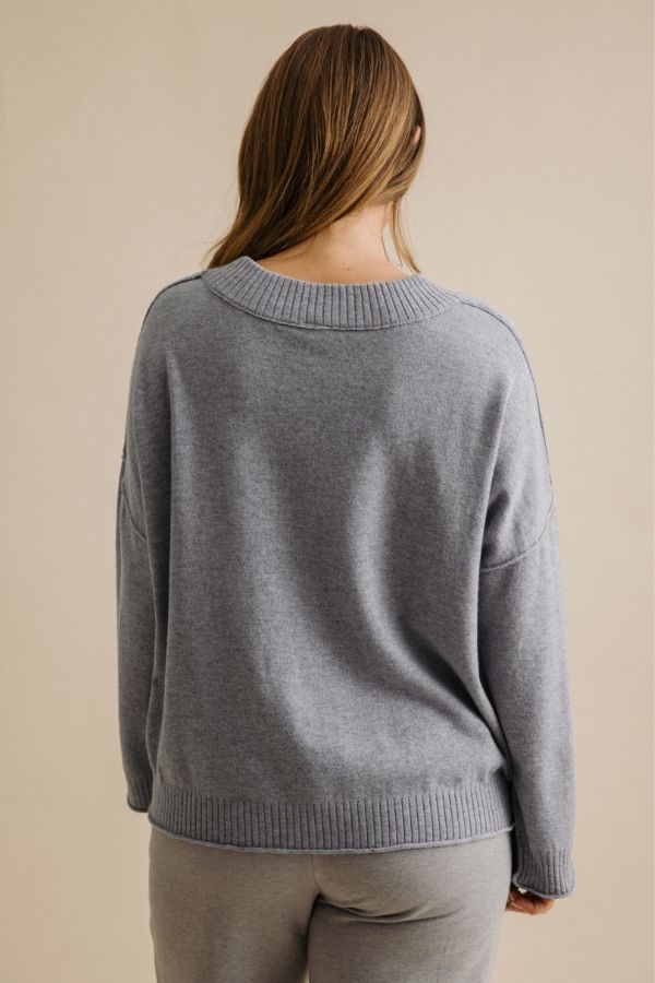 Elevate Crew Pullover Ocean