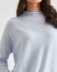 Sloan Mockneck Baby Blue