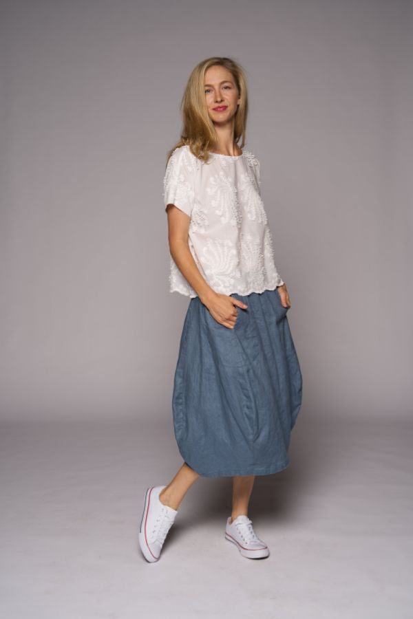 Kaari Skirt Coastal Blue