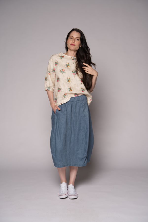 Kaari Skirt Coastal Blue
