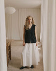 Irissa Long Skirt White Sand