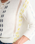 Thread Detail Cardi White