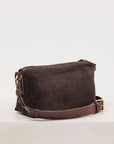 Suede Teddy Bag Chocolate