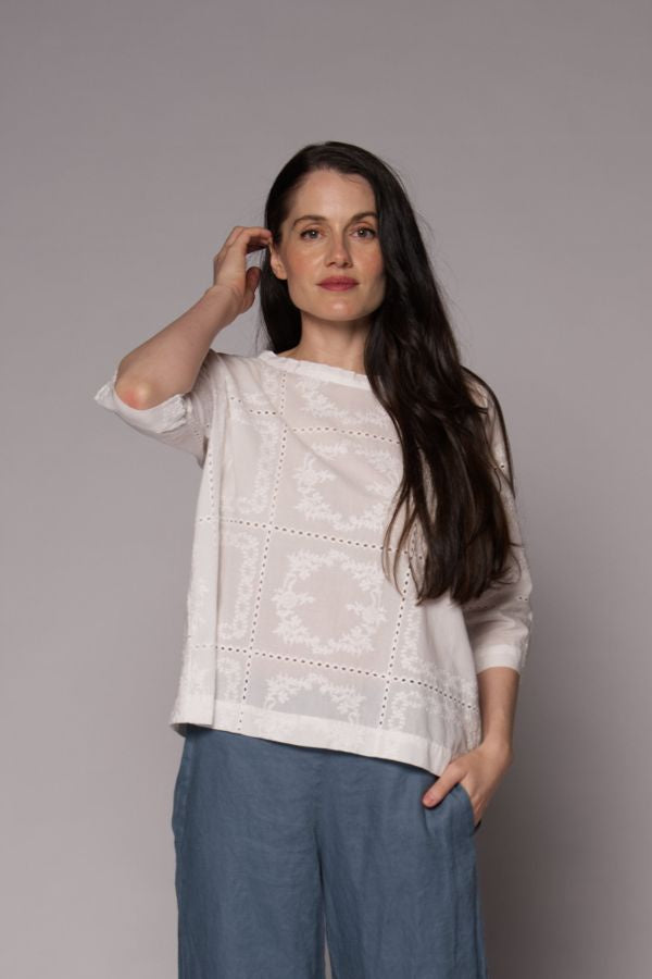 Matilda Embroidered Top
