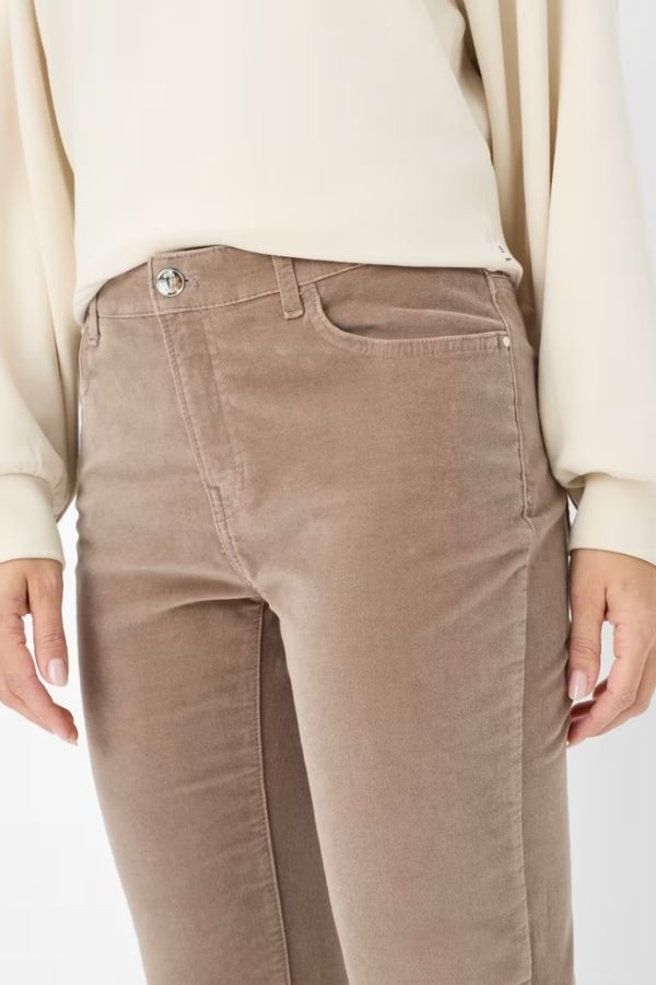 Brax Mary Velvet Pant Walnut