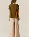 Zone Cap Tee Khaki