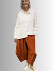 Barrel Leg Pant Terracotta